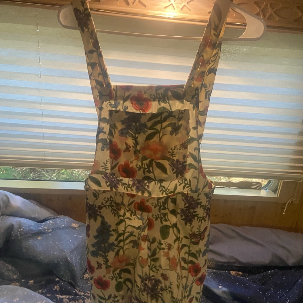 Cider Floral Jumpsuit with Multicolor Design